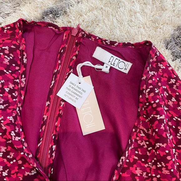 Mini flower print dress - Picture 3 of 6